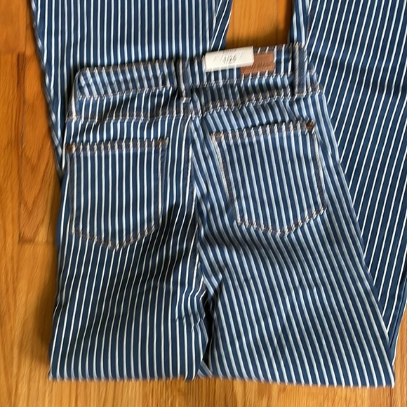 Judy Blue Plus Size Pin Stripe Super Flare Jeans 1/25 B16 - Picture 8 of 8